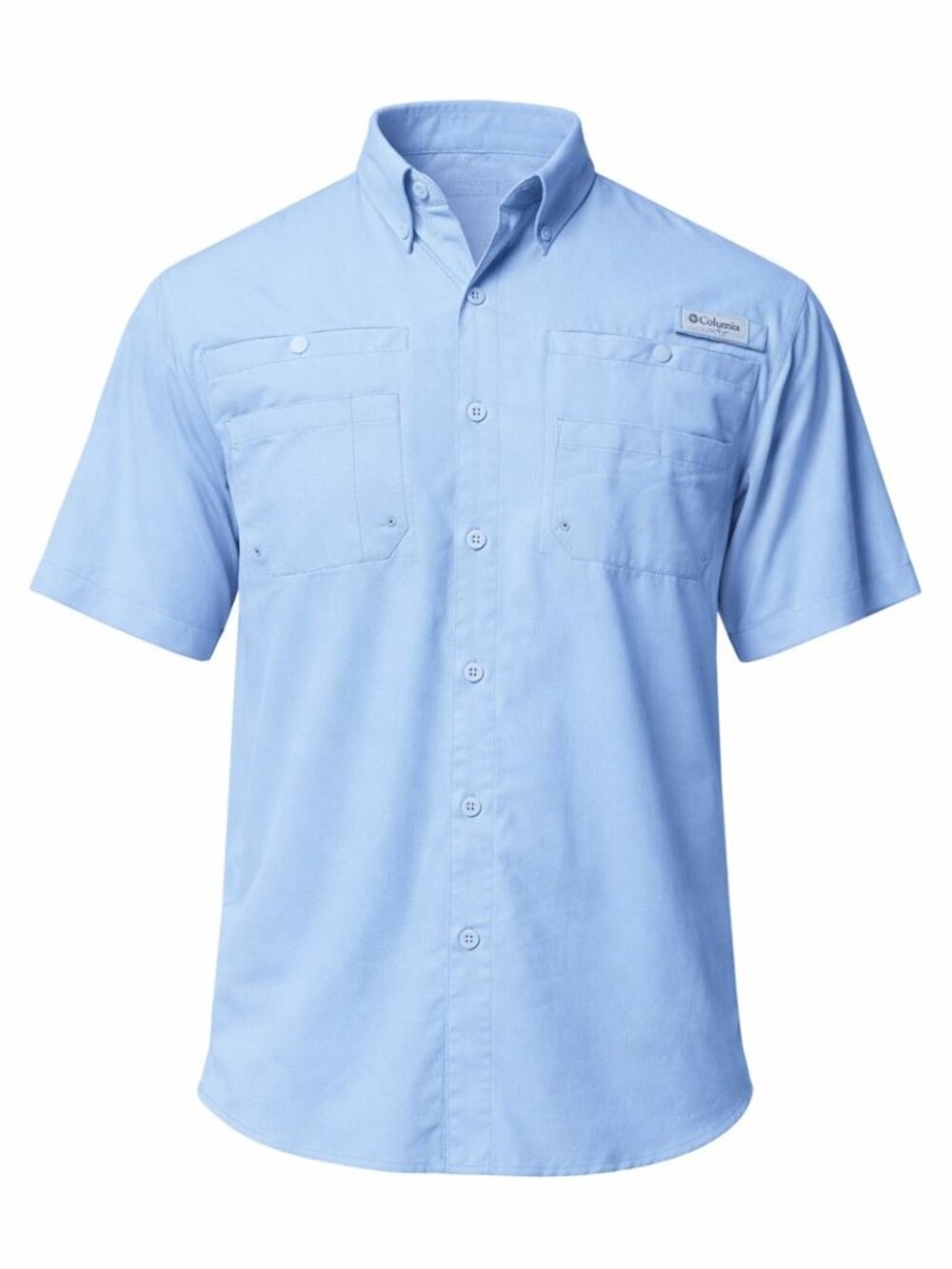 Columbia PFG Tamiami II SS Shirt Mens Blue Fishing Hiking Performance NWT 3XL
